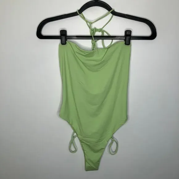 NWT RIOT SWIM Luna One Piece Midori Green Medium One Pieces